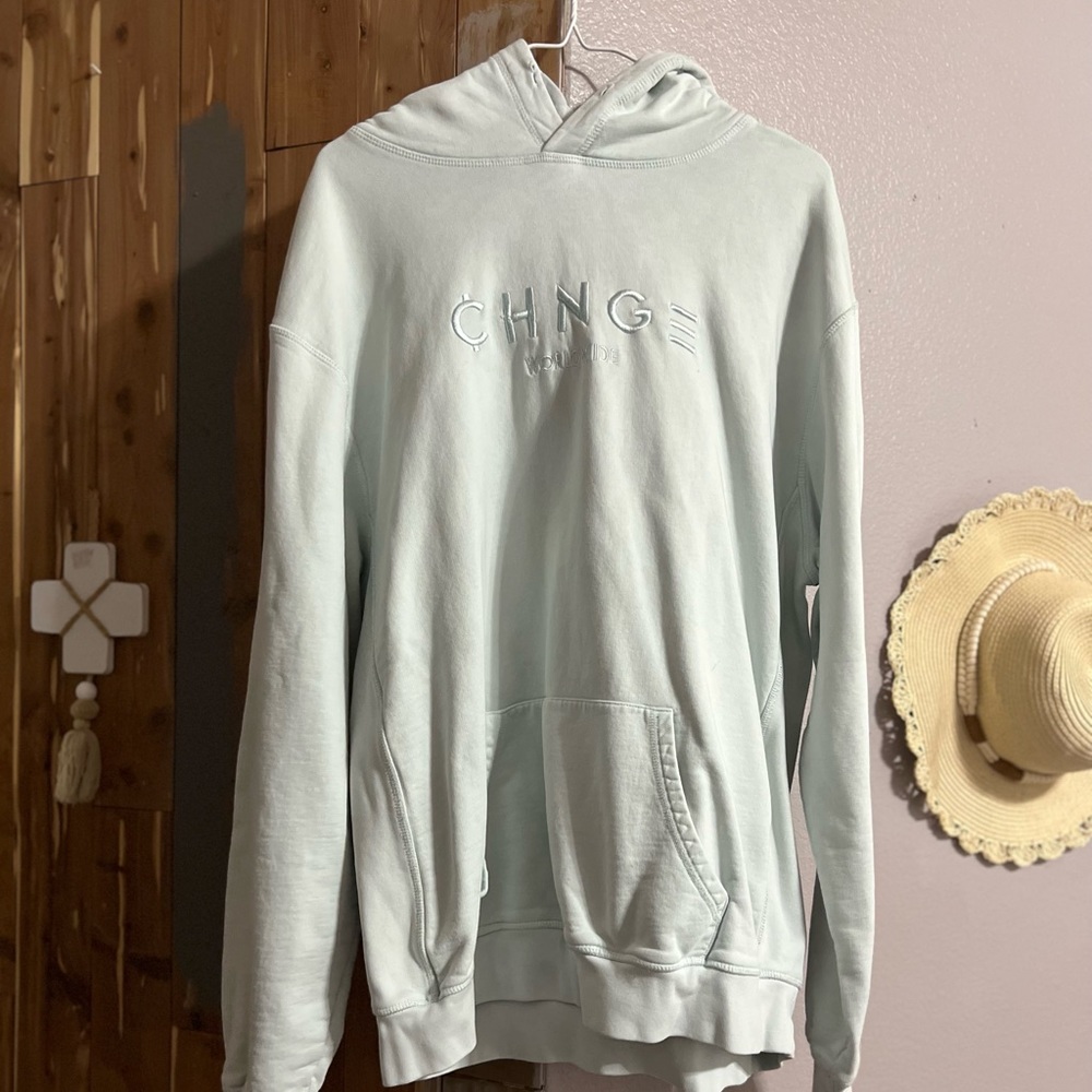 Light blue Chng worldwide hoodie